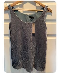 J Crew velvet dress tank